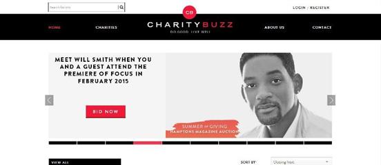 Belanja dan Beramal di Charitybuzz