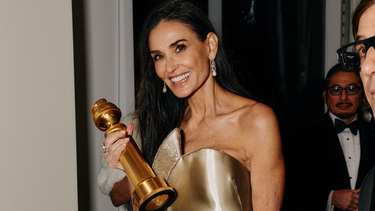 Pidato Kemenangan Demi Moore yang Menggugah di Golden Globes 2025