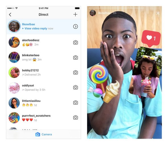 Instagram Memperkenalkan Fitur Balasan Foto dan Video Cerita 