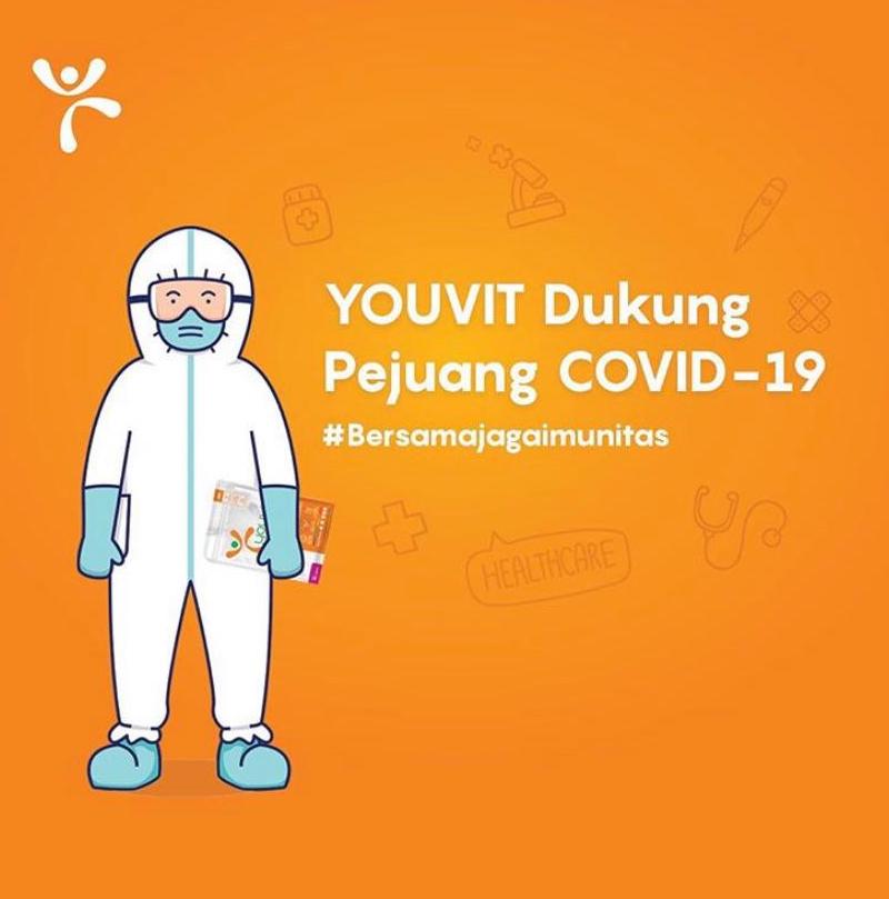 Youvit Mendukung Petugas Kesehatan dengan Menyumbangkan Produk Multivitamin