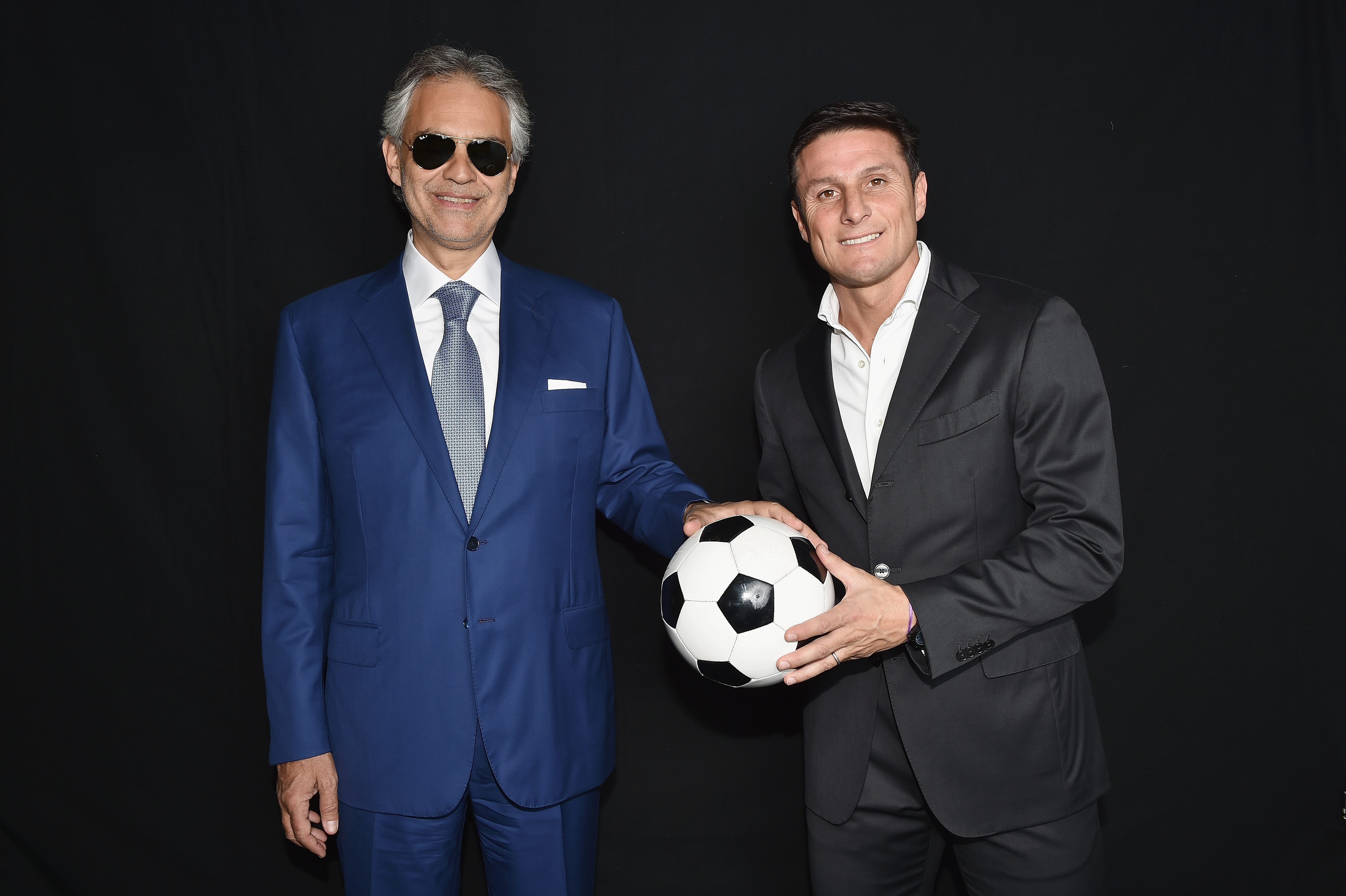 Aksi Amal Andrea Bocelli dan Javier Zanetti untuk “Bocelli and Zanetti Night” 