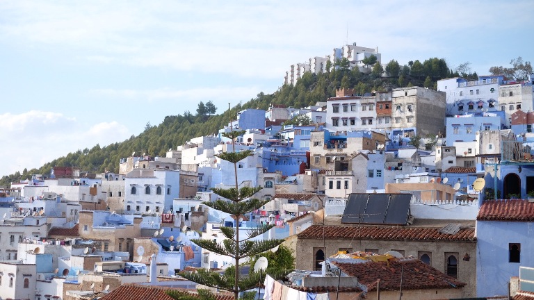 Sekelumit Kisah Kecantikan Kota Biru Chefchaouen di Maroko