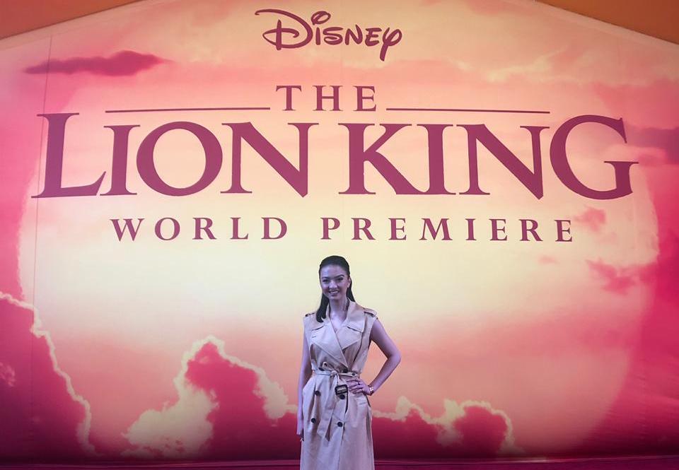 Intip Gaya Raline Shah di Gelaran World Premier The Lion King