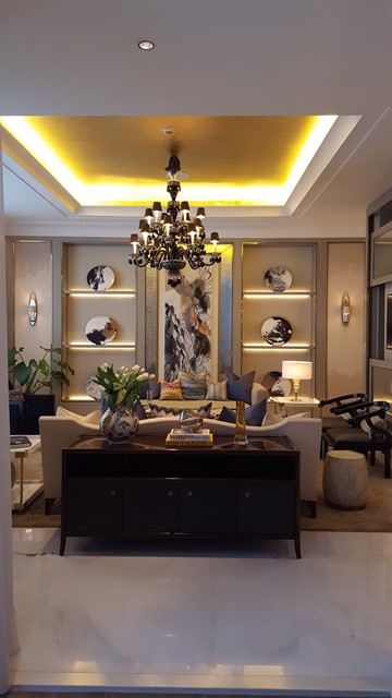 Interior dengan Sentuhan Modern Klasik oleh The Residence dari ST.Regis