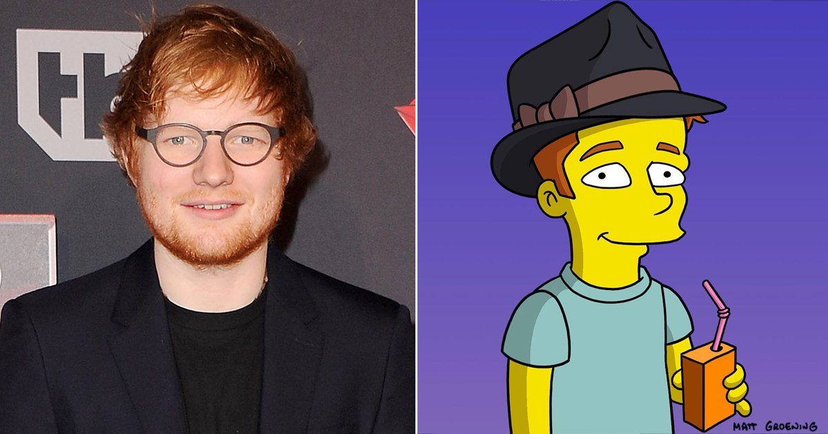 Setelah Game of Thrones, Ed Sheeran Muncul di The Simpsons