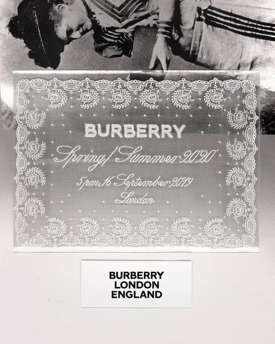 LIVE STREAMING: Burberry Spring summer 2020