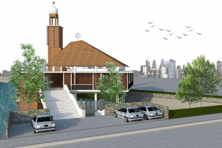 Desain Final Masjid Kalijodo Karya Arsitek Yori Antar