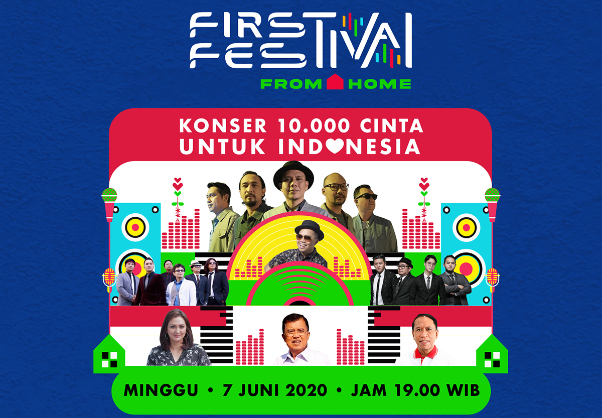 First Festival From Home, Persembahan 10.000 Cinta Untuk Indonesia 