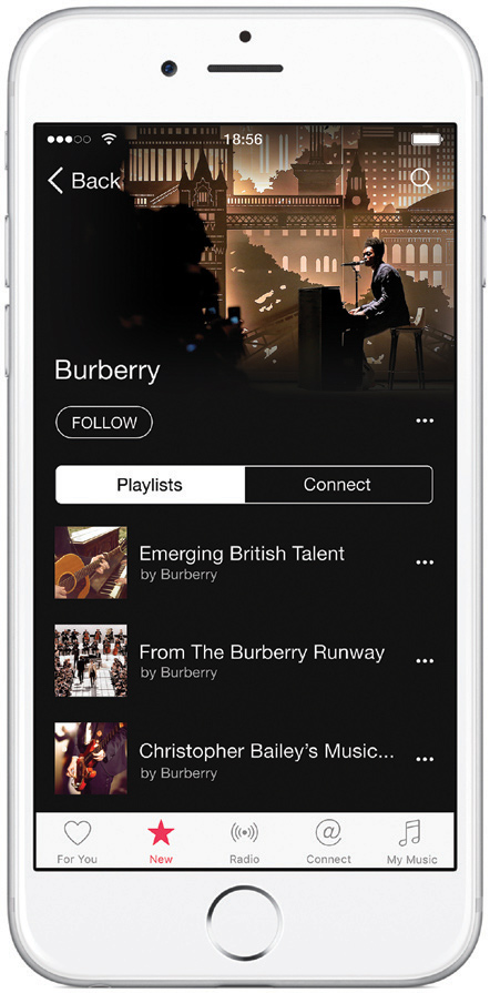 Rumah Mode Burberry Luncurkan Saluran Khusus di Apple Music