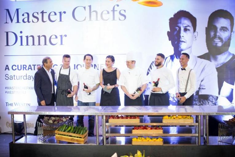 Simak Kolaborasi 4 Master Chef dalam Meramu  Menu Hidangan di Westin Resort Bali 