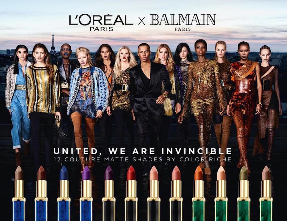 Telah Terungkap 12 Warna Lipstik L’Oréal Paris X Balmain