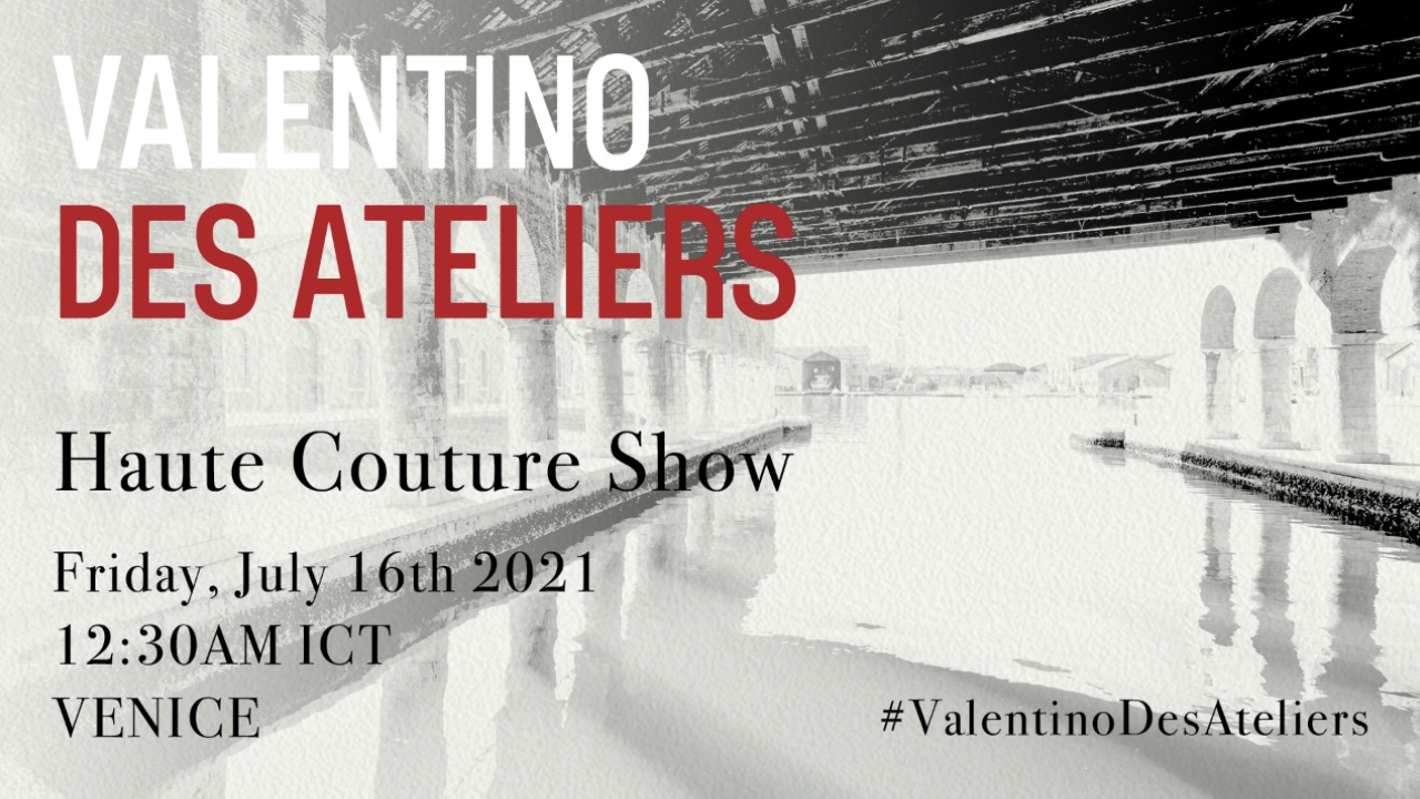 Saksikan Live Streaming Peragaan Valentino Haute Couture Fall 2021