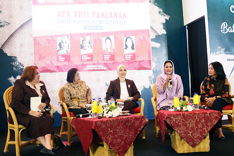 Wira Catur Panca Gelar Talk Show  Apa Arti Pahlawan di Mata Perempuan Lintas Generasi