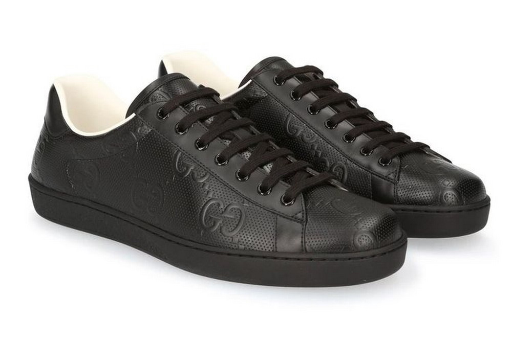 Inilah Sepatu Baru “Triple Black”  dari Gucci dalam Jajaran New Ace Sneakers