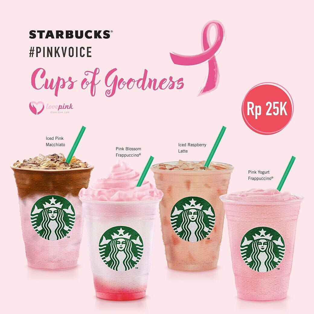 Empat Minuman Spesial Starbucks di Bulan Kesadaran Payudara