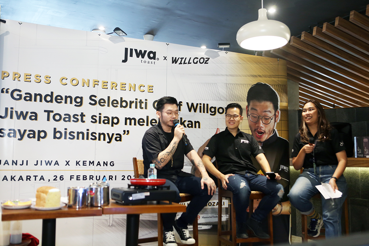 Brand Roti “Jiwa Toast” Gandeng Selebriti Chef, Willgoz