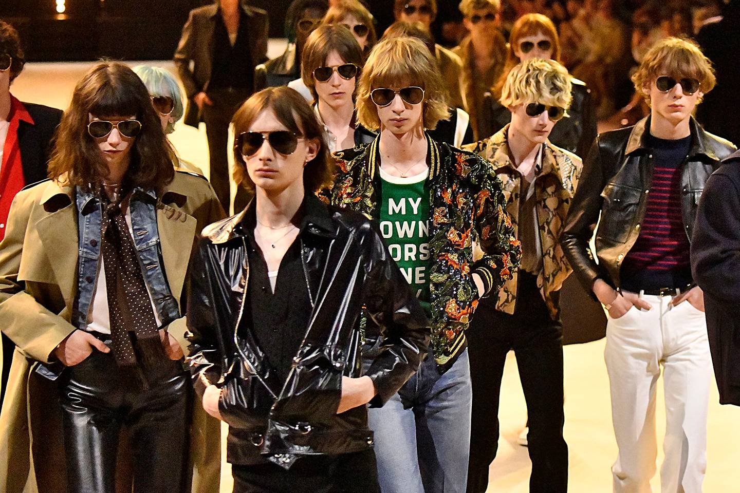 Celine Menswear Spring Summer 2020: Legiun Vintage Hedi Slimane