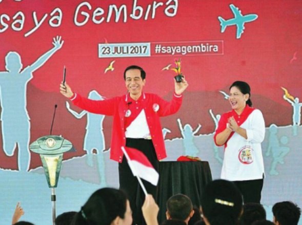 Ketika Presiden Joko Widodo Bermain Sulap