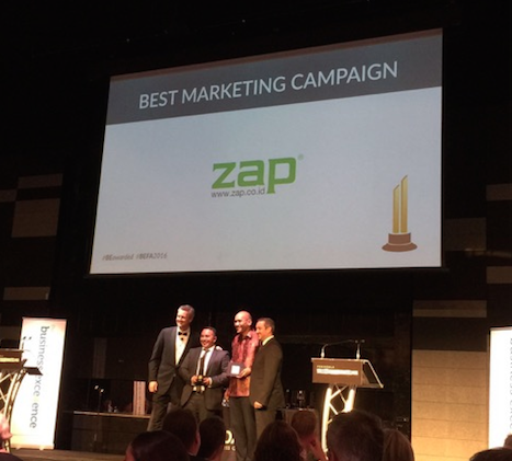 Zap Raih Penghargaan Best Marketing Campaign 