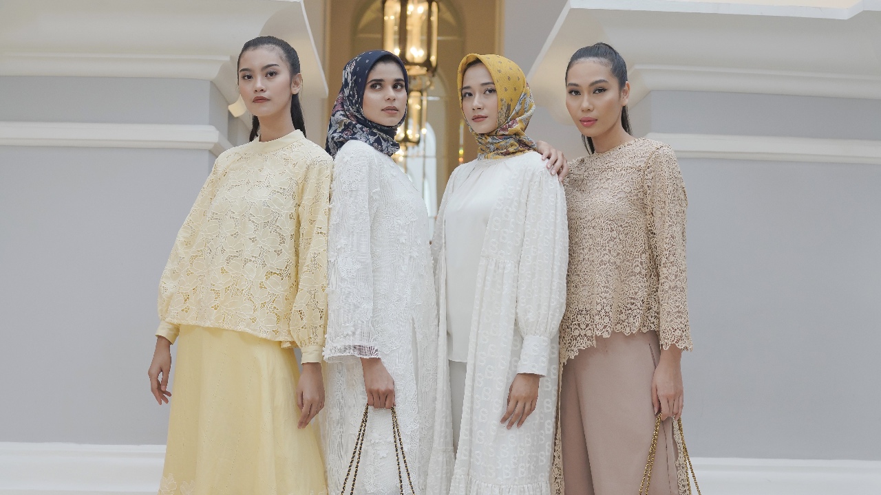 Indahnya Kesatuan Buttonscarves, Benang Jarum, dan Benang Jarum Couture Sambut Idul Fitri 2021