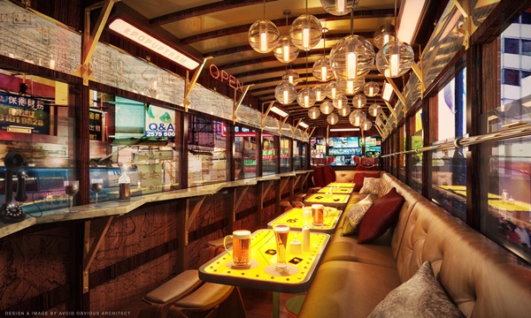 Konsep Bar Dalam Tram Oleh Hong Kong Tourism